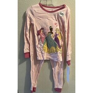 Disney Princess 2 pack cotton Pink Pajama Set new with tag Size 10